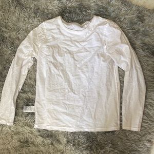 Old navy new with out rages white long sleeve